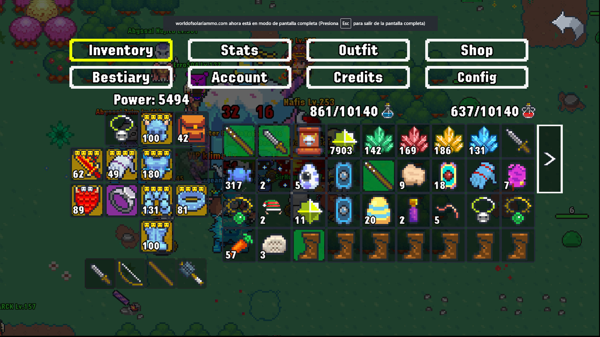 World of Solaria 2D MMORPG Screenshot 7