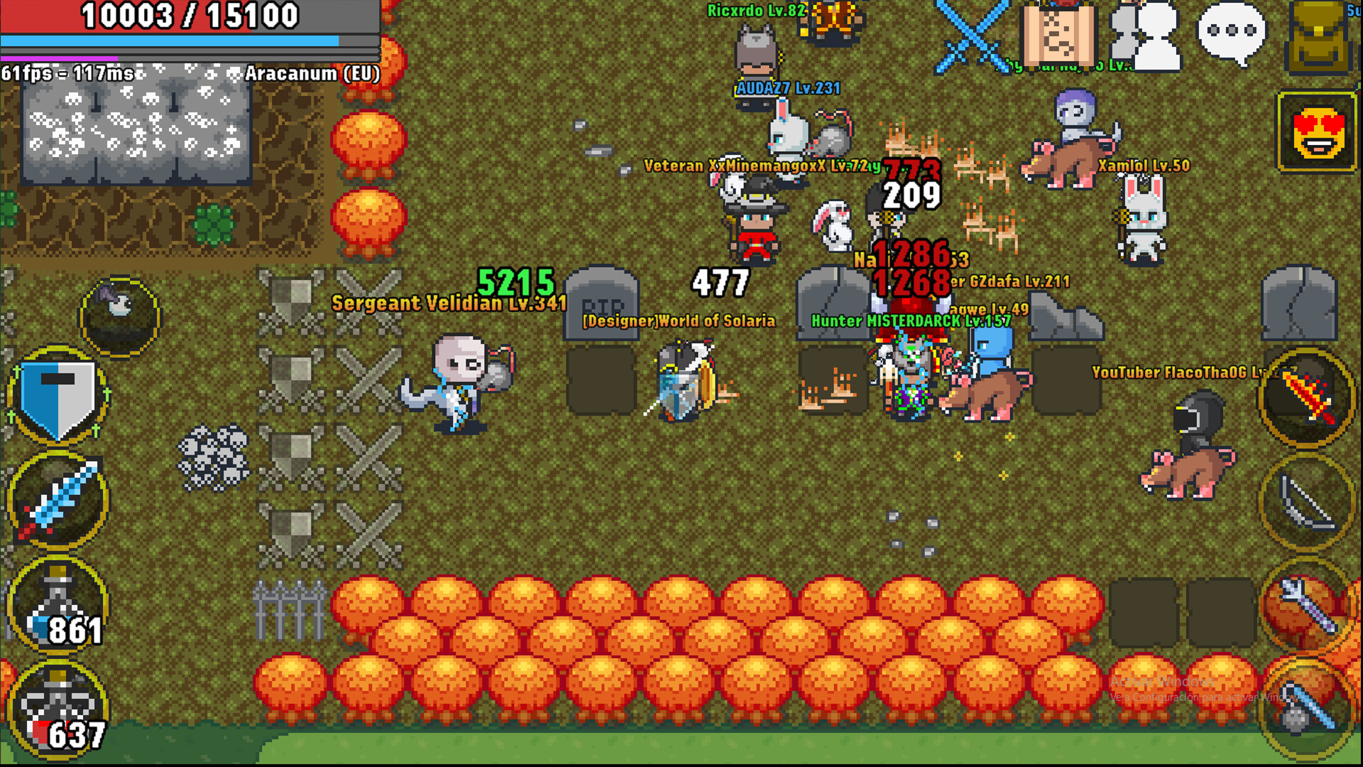 World of Solaria 2D MMORPG Screenshot 1