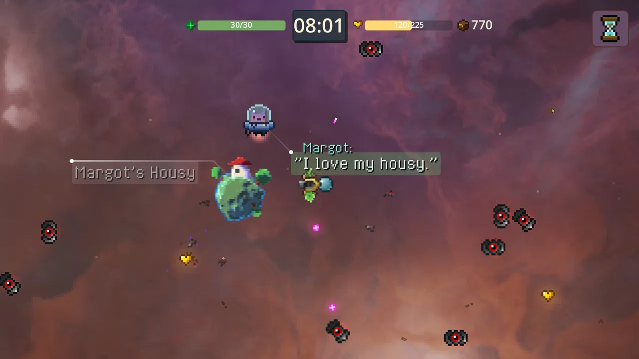 Cozy Space Survivors Demo Screenshot 0