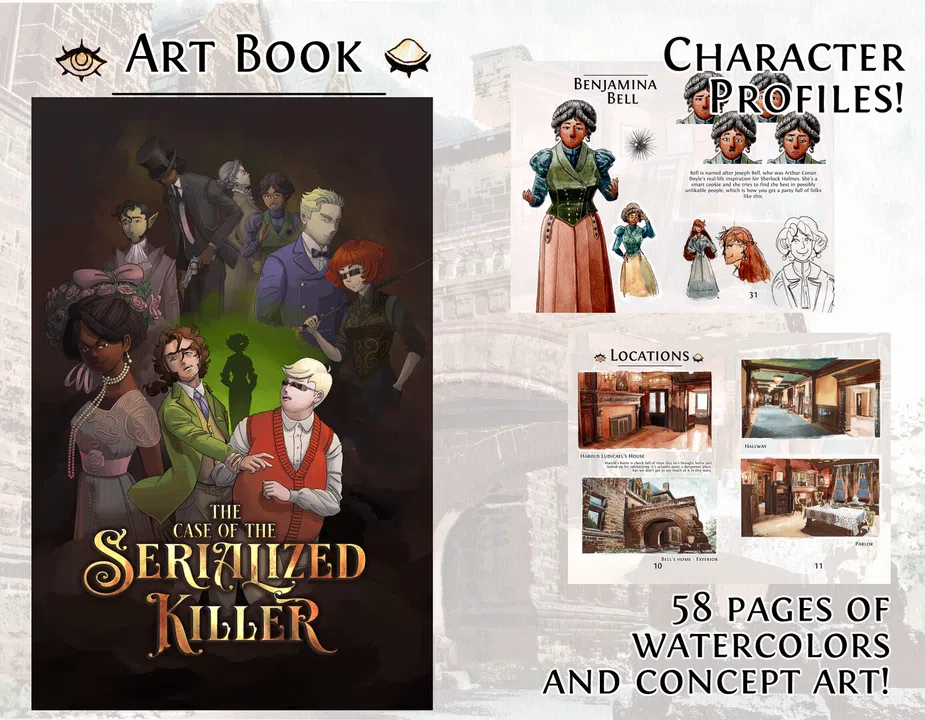 Artbook - The Case of the Serialized Killer Screenshot 0