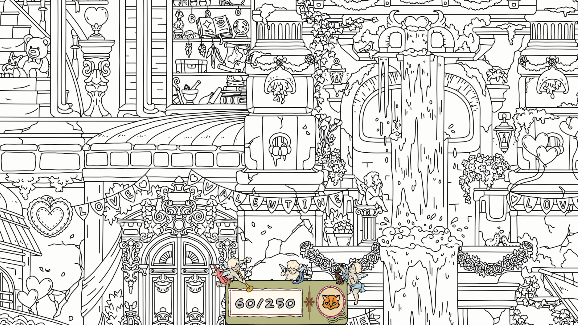 HIDDEN CATS 10: Valentine's Day 😻🐾💖 Screenshot 1