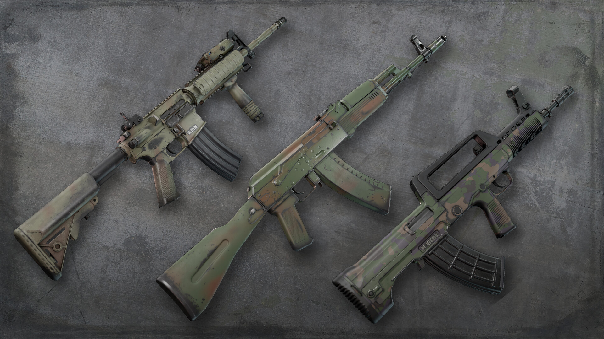Squad Weapon Skins - Woodland Camo Pack Screenshot 0
