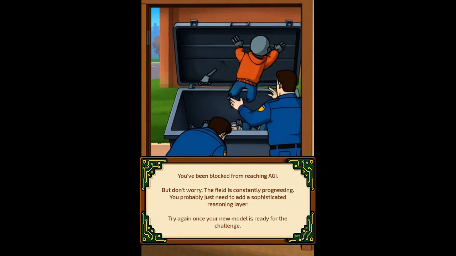 AI Slop: The Race to AGI Screenshot 2