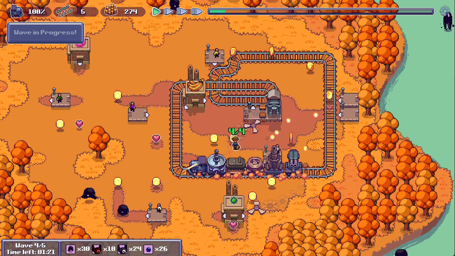 Choo Choo Defenders Screenshot 0