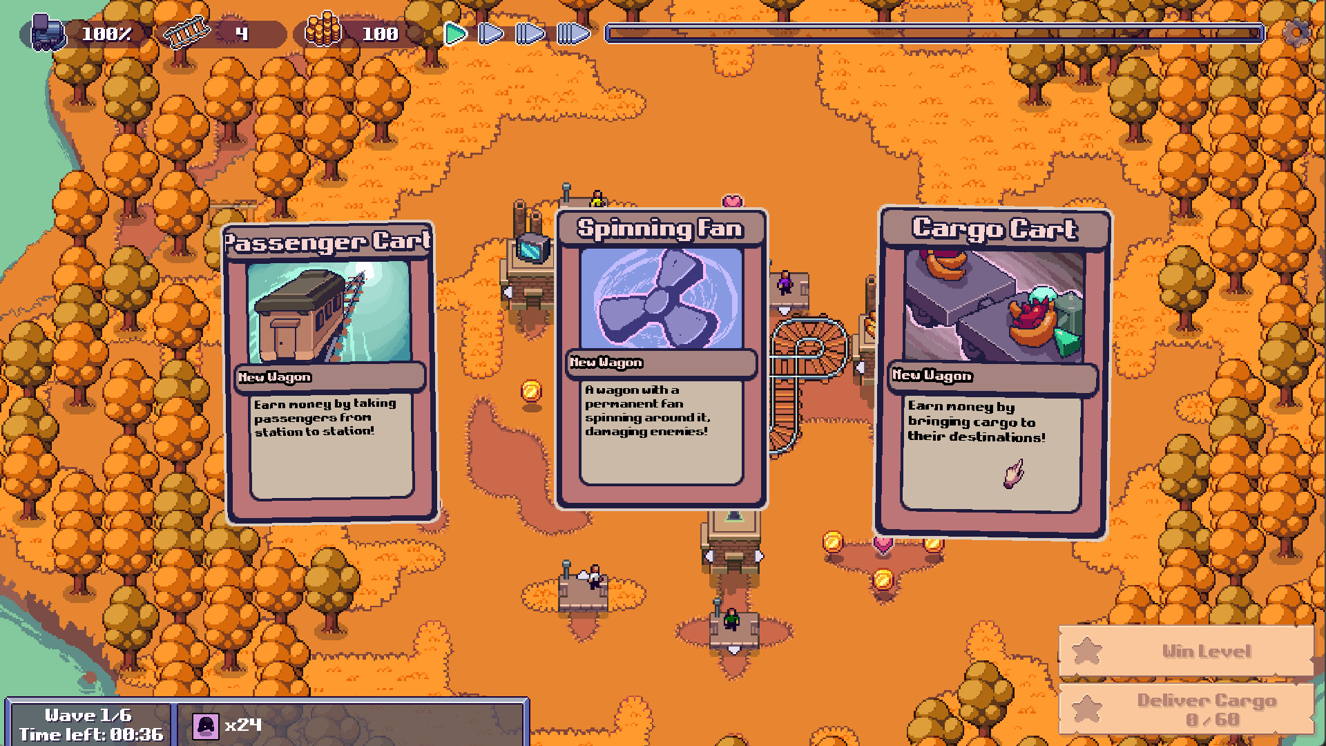 Choo Choo Defenders Screenshot 2