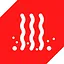 Under the waterfall icon