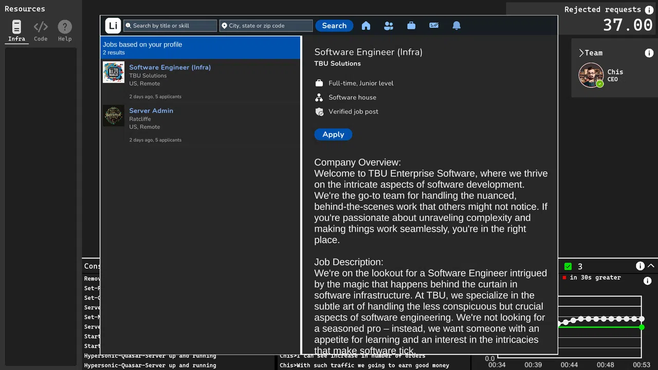 SysOps Simulator Screenshot 4