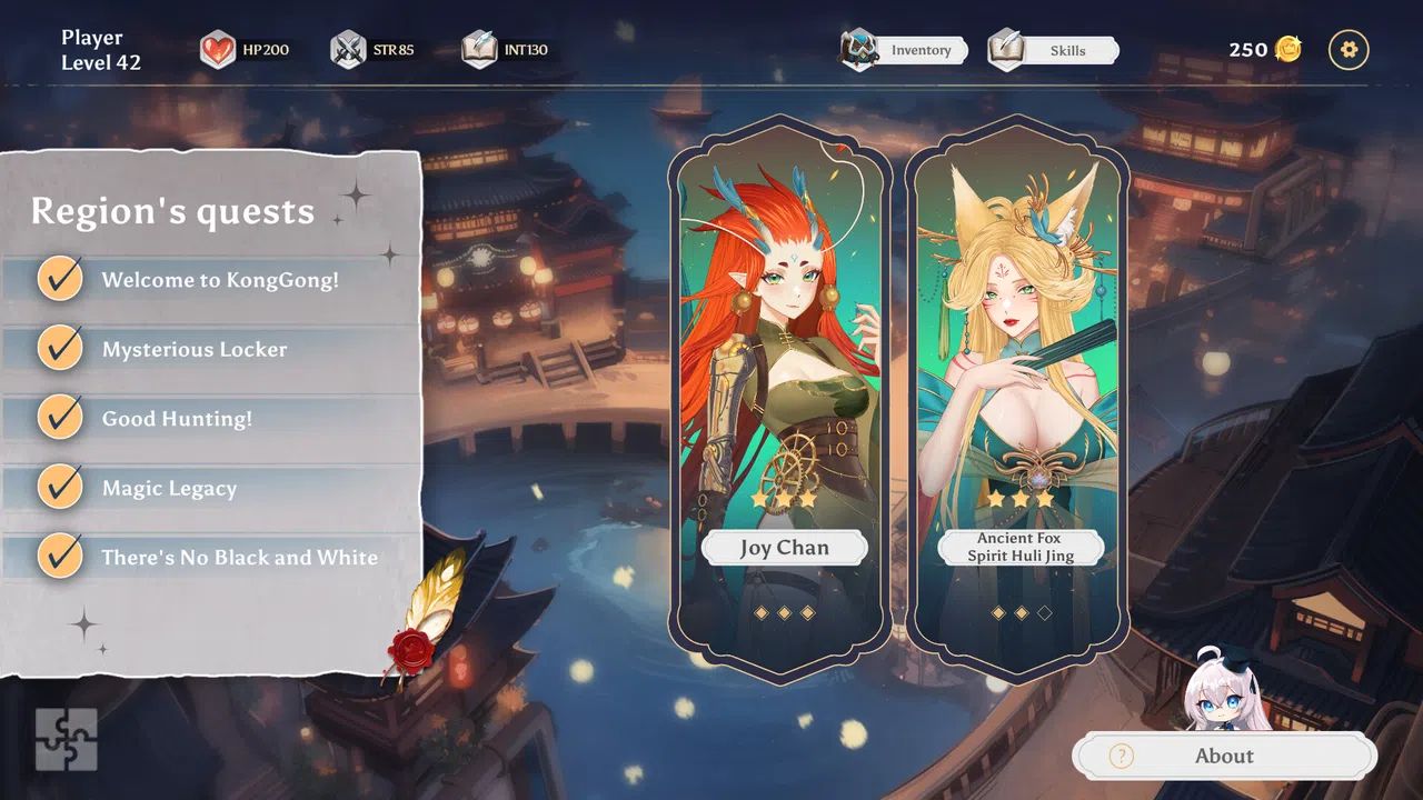 AURA: Hentai Cards - Revenge of the Fox Spirit DLC Screenshot 0