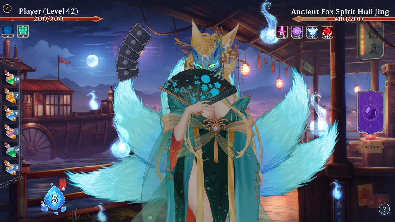 AURA: Hentai Cards - Revenge of the Fox Spirit DLC Screenshot 5