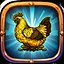 Golden partridge icon