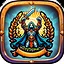 Triumph over a friend icon