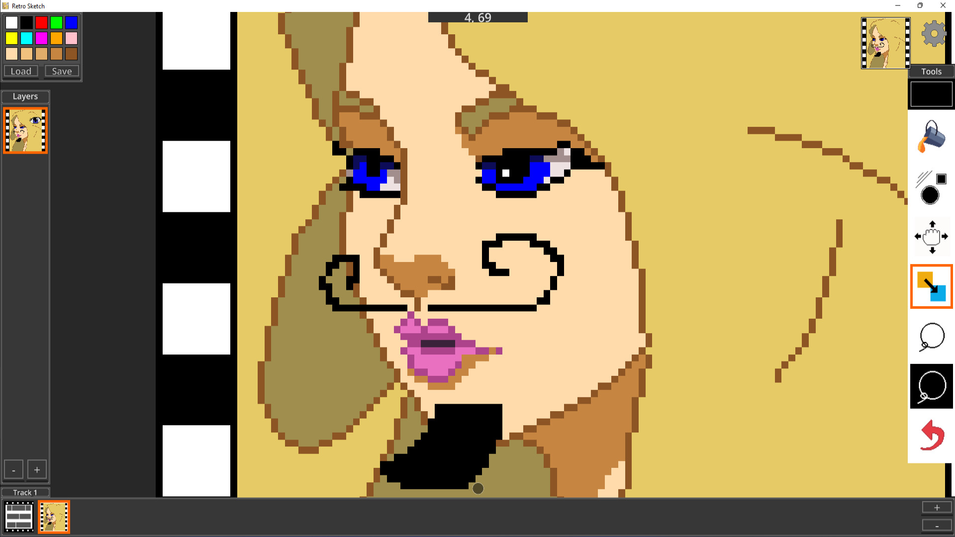 Retro Sketch - Pixel Art & Animation Screenshot 1