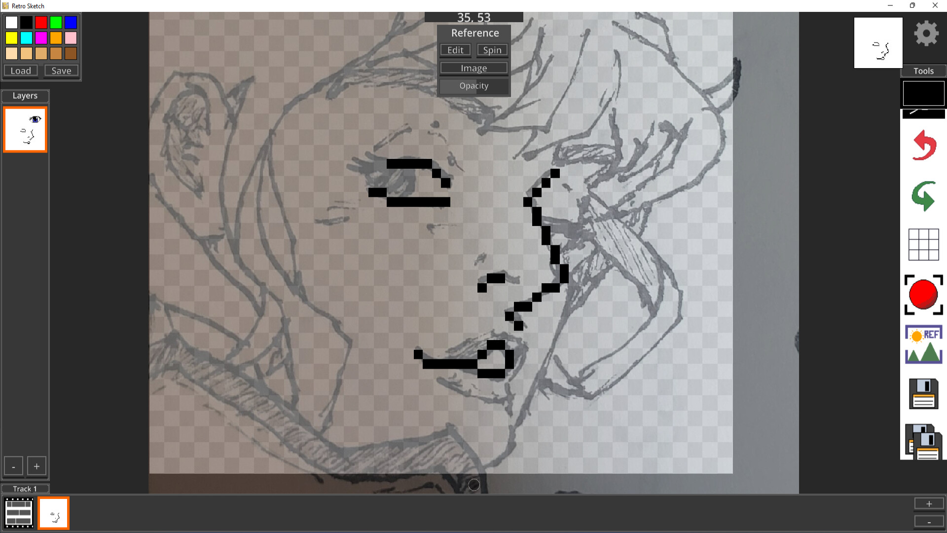 Retro Sketch - Pixel Art & Animation Screenshot 2