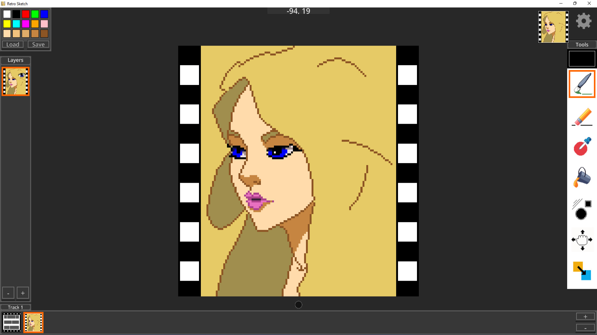 Retro Sketch - Pixel Art & Animation Screenshot 0