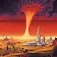 Explosive city icon