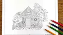 Travellin Cats in Maple Hollow - Coloring Book Screenshot 0