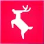 Strong reindeer icon
