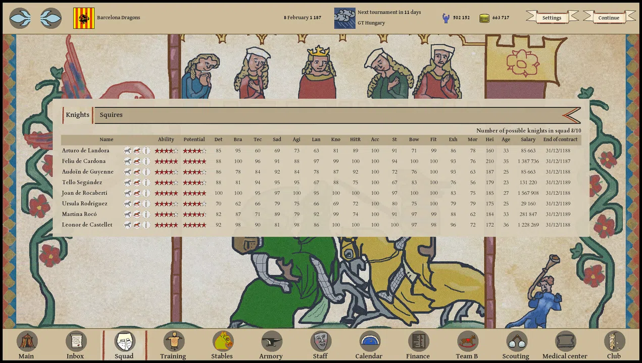 Jousting Manager Screenshot 10