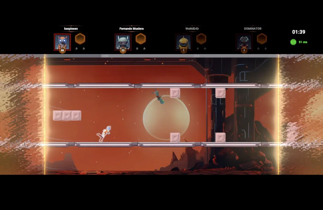 Swing Into Zero-G: Space Parkour Race Screenshot 4