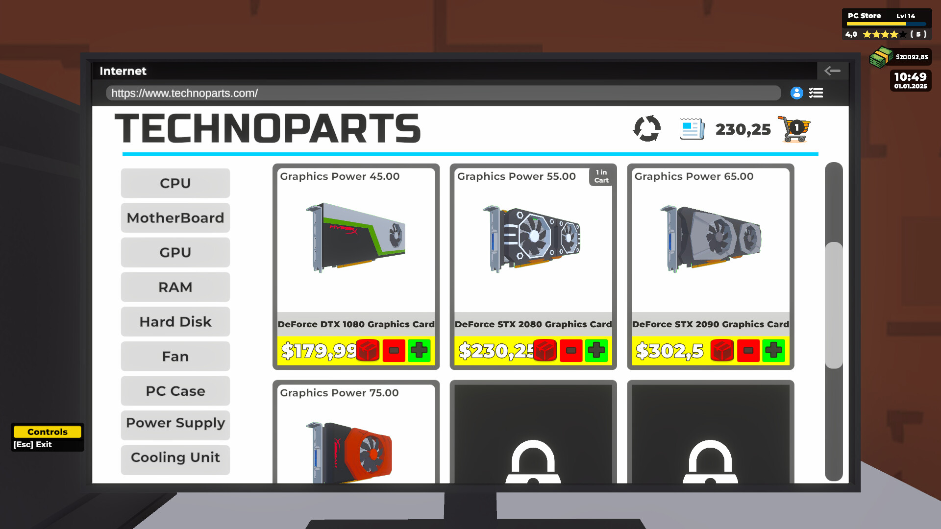 PC Store Simulator Screenshot 7