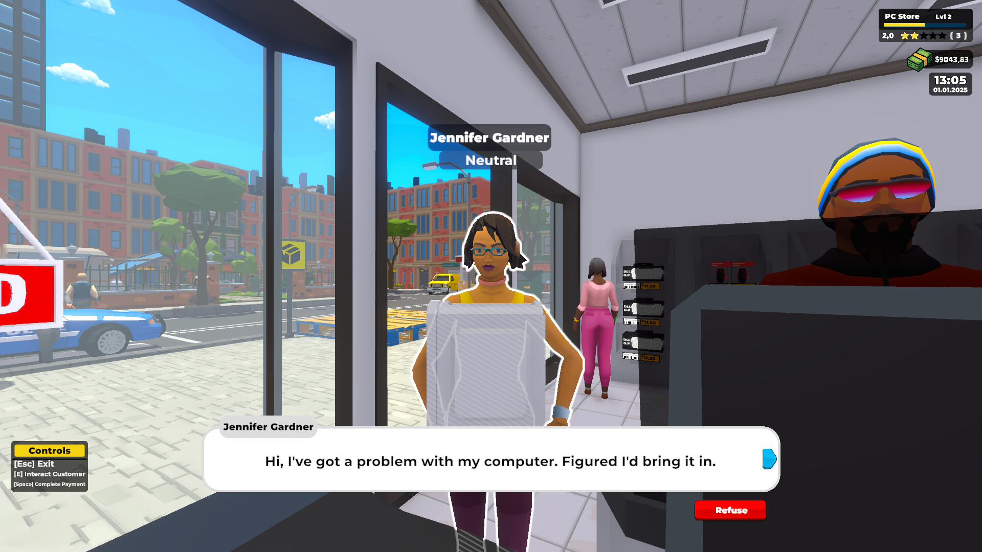 PC Store Simulator Screenshot 1