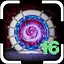 Sixteenth world fixed icon
