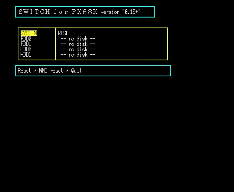 RetroArch - PX68k Screenshot 0