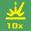 Land 10 direct hits icon