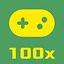 Finish 100 games icon