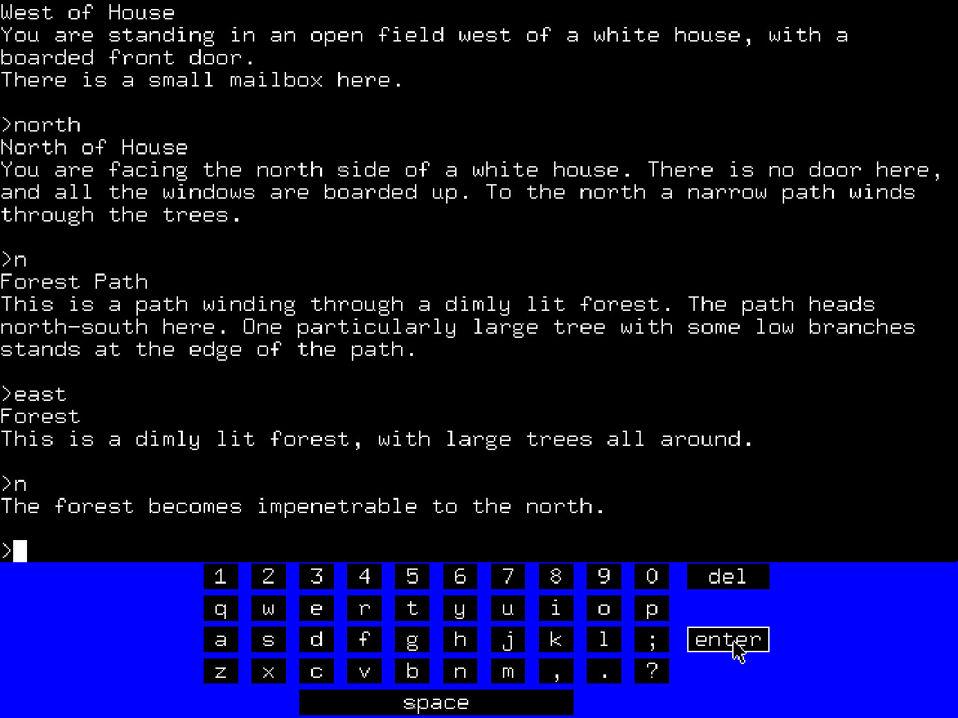 RetroArch - MojoZork Screenshot 1