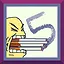 Routine sticker collector icon