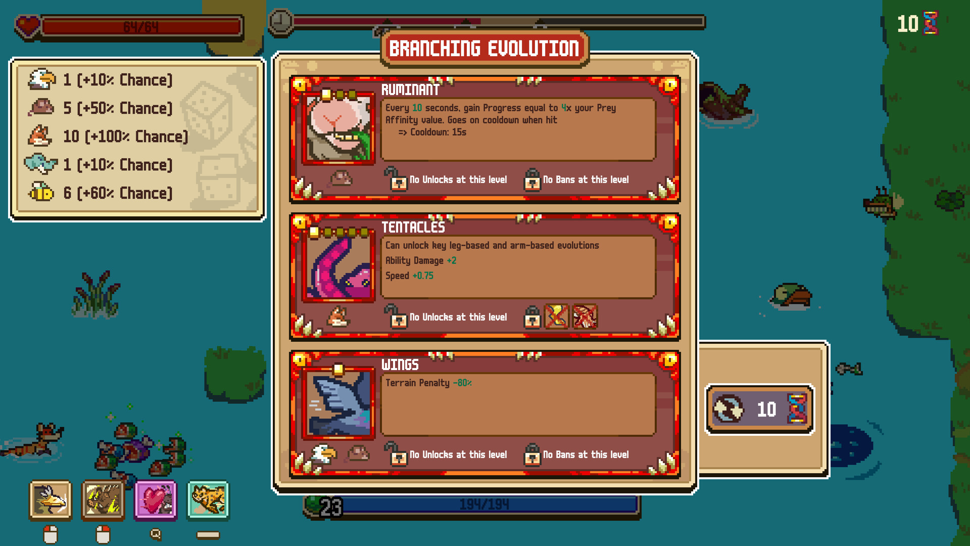 Everything is Crab: The Animal Evolution Roguelite Screenshot 7