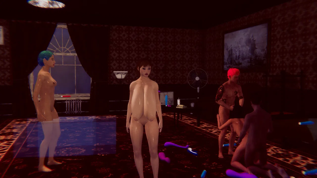 Fun with boobs for Cyberpunk sex Screenshot 2