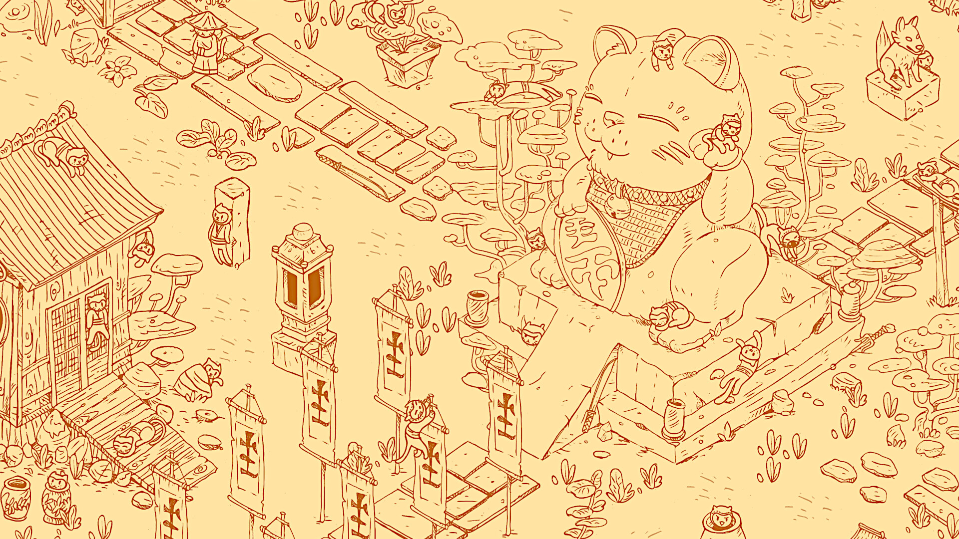 100 hidden Cats : Ninja Screenshot 0