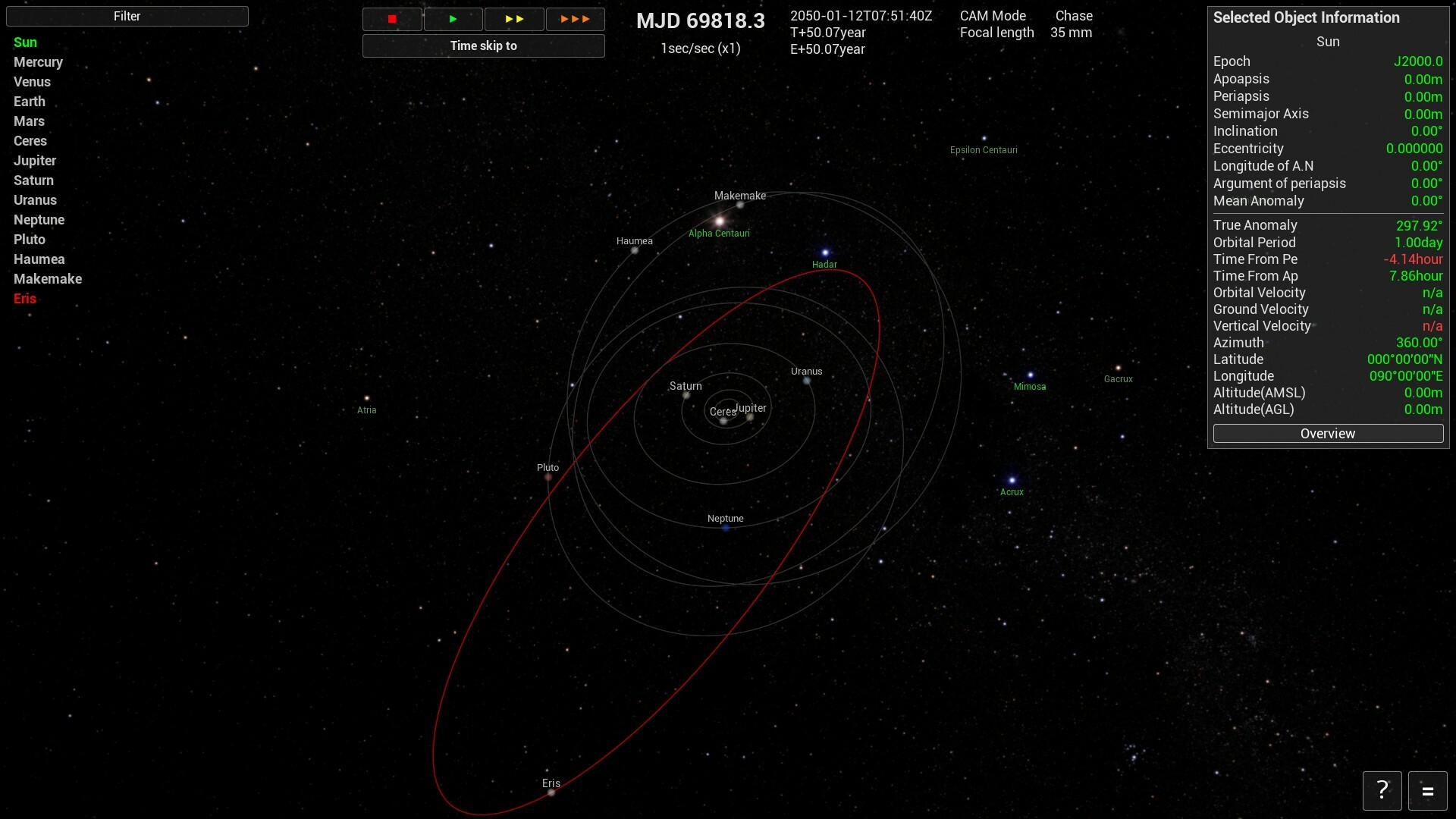 Keplerian Space Discovery Screenshot 9