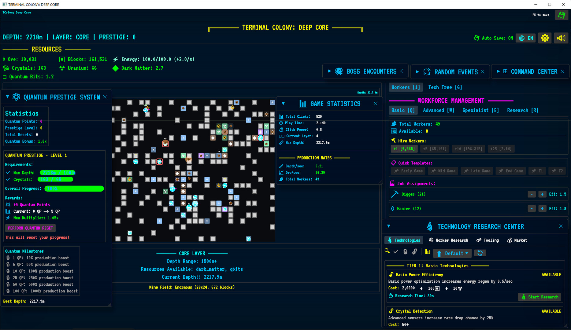 Terminal Colony Deep Core Screenshot 0