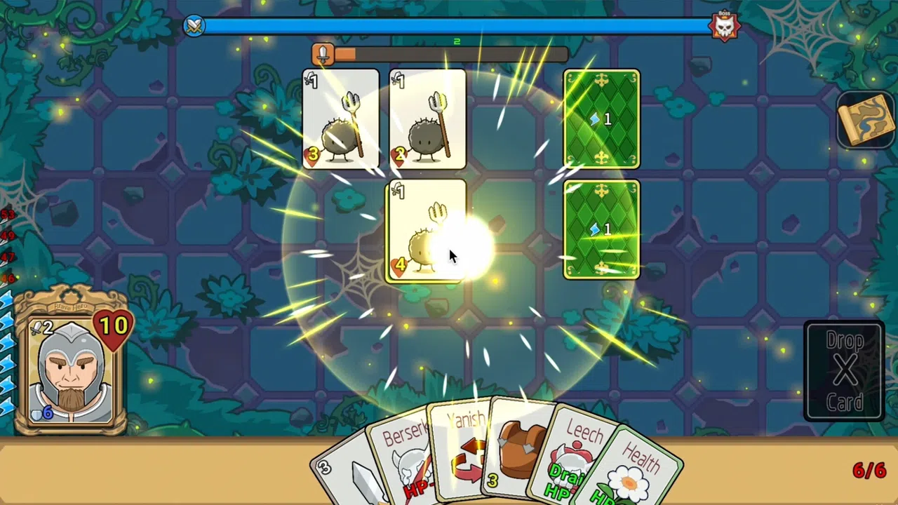 Brave Hero:Puzzle Dungeon Card Screenshot 1