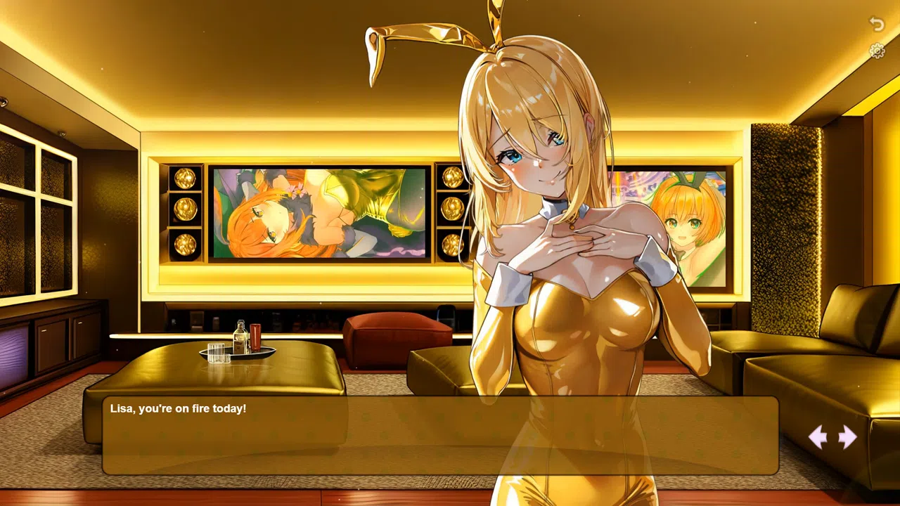 Bunny-girl with Golden tummy Screenshot 6
