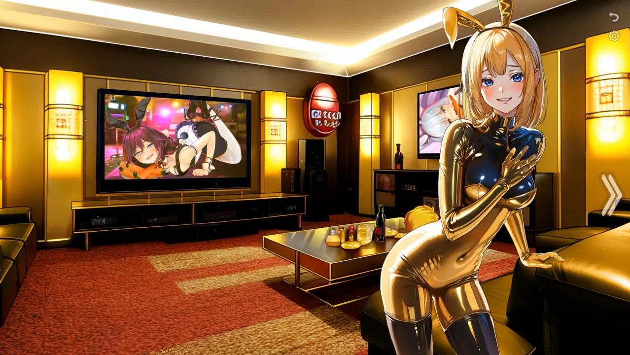 Bunny-girl with Golden tummy Screenshot 0