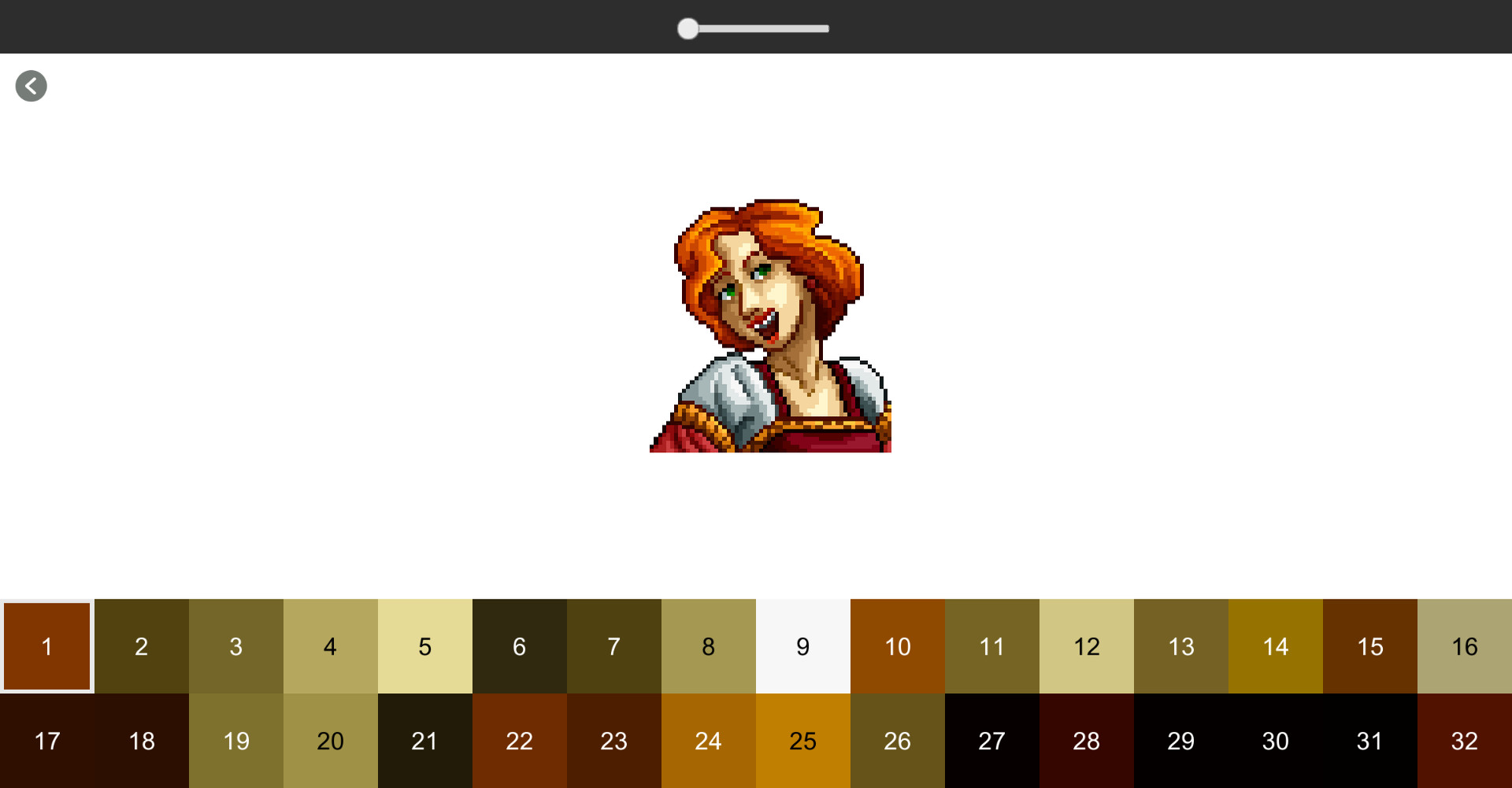 Color by Number - Medieval Portrait Screenshot 4