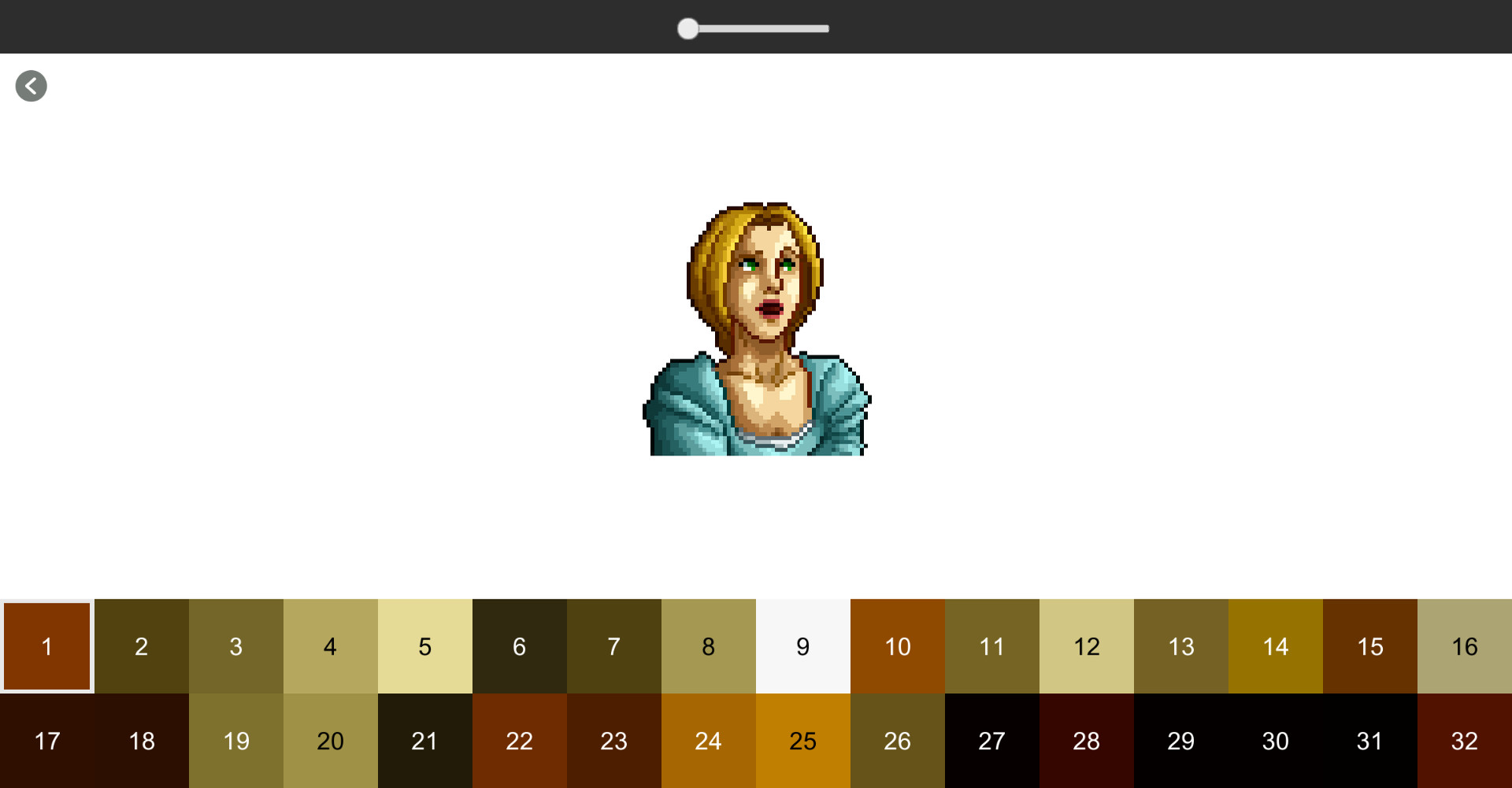 Color by Number - Medieval Portrait Screenshot 0