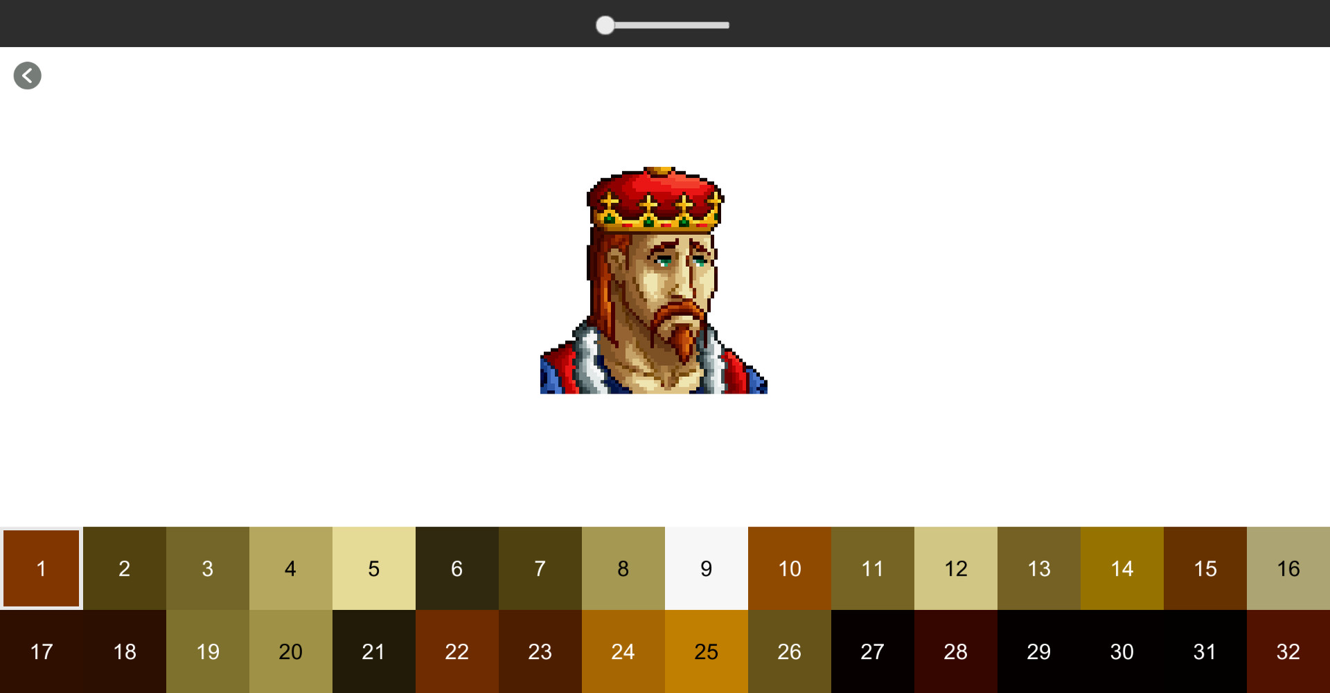 Color by Number - Medieval Portrait Screenshot 3