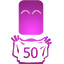 The big 50 icon