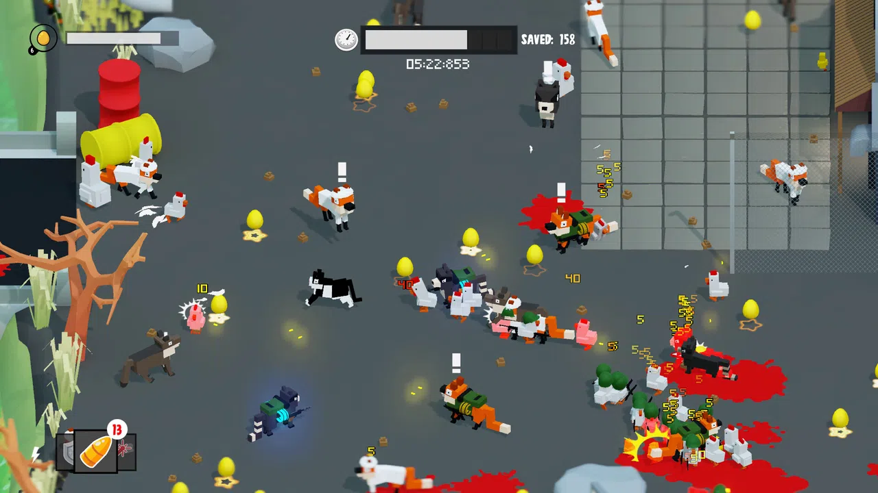 Bring The Chickens Home Demo Screenshot 1