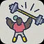 Dumbbell icon