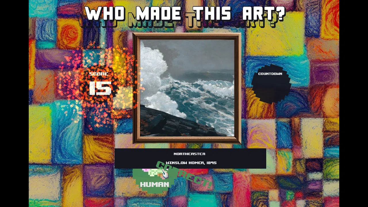 Who made this art? Human or AI Screenshot 2