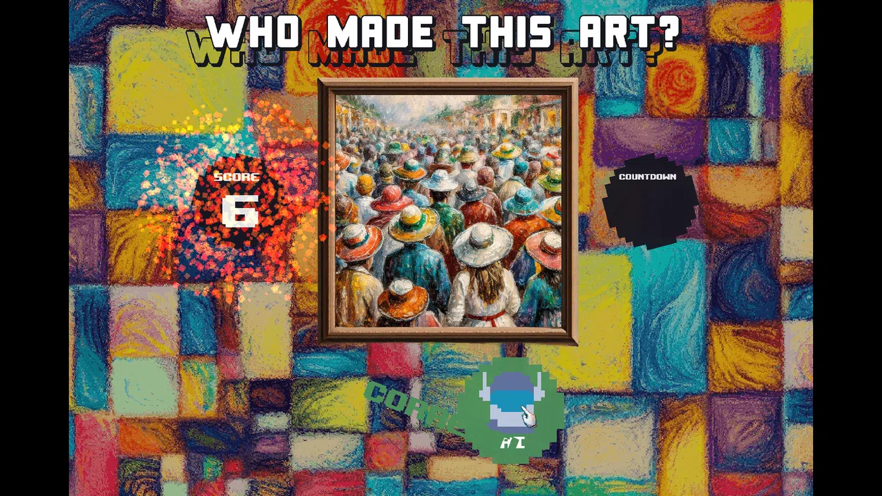 Who made this art? Human or AI Screenshot 1