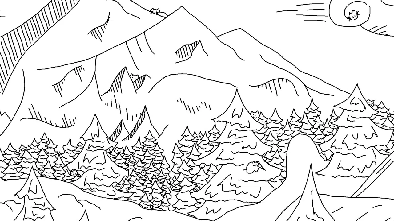 Looking For Cats In a Badly Drawn Forest Screenshot 6