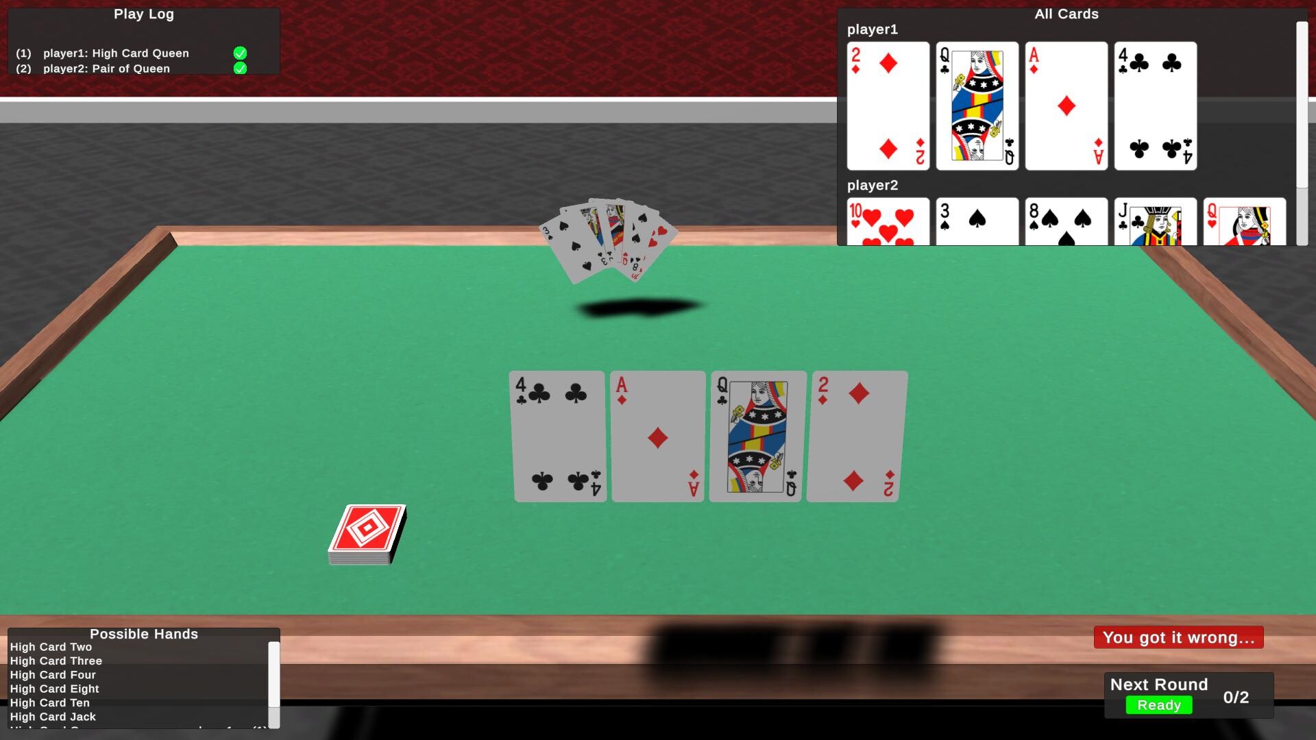 Poker Hands Bullshit Screenshot 2