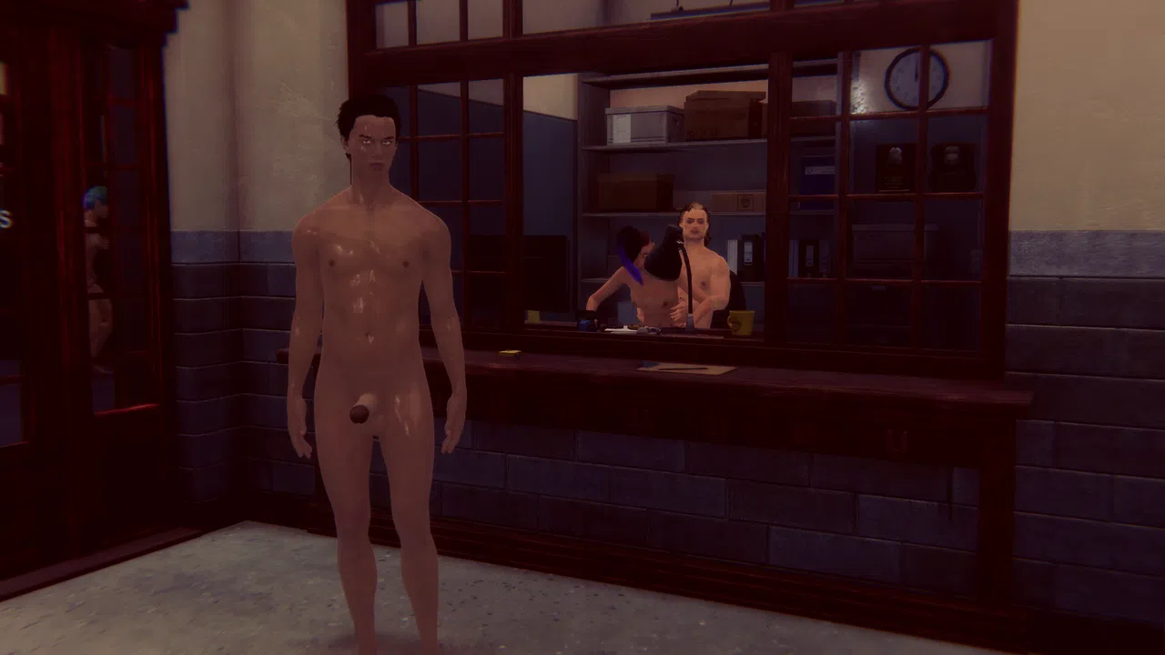 Cyberpunk men for Fuck in police Screenshot 3